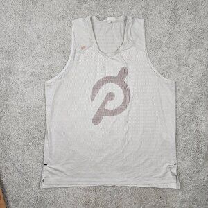 Rhone X Peloton Running Gym Fitness Tank top Collabe Light Grey Tank Size XL USA